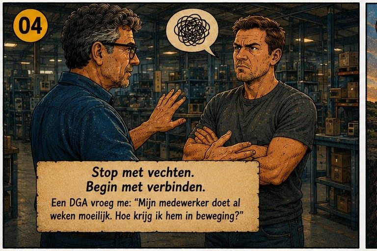 Stop met vechten. Begin met verbinden.